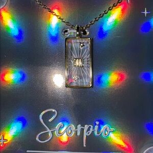 Gold Zodiac Pendant Necklace